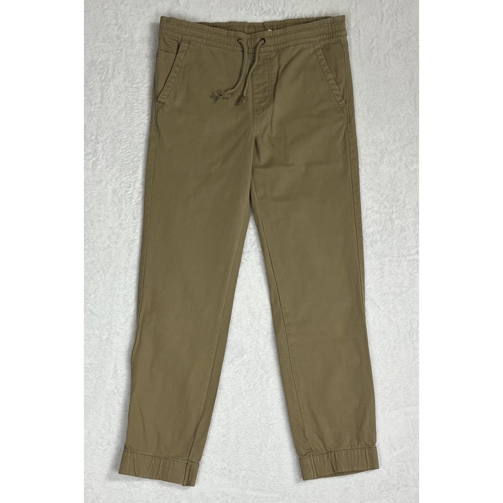 EUC Urban Pipeline Boy Khaki Twill Jogger Pants MaxFlex Stretch Tan Chino Size M